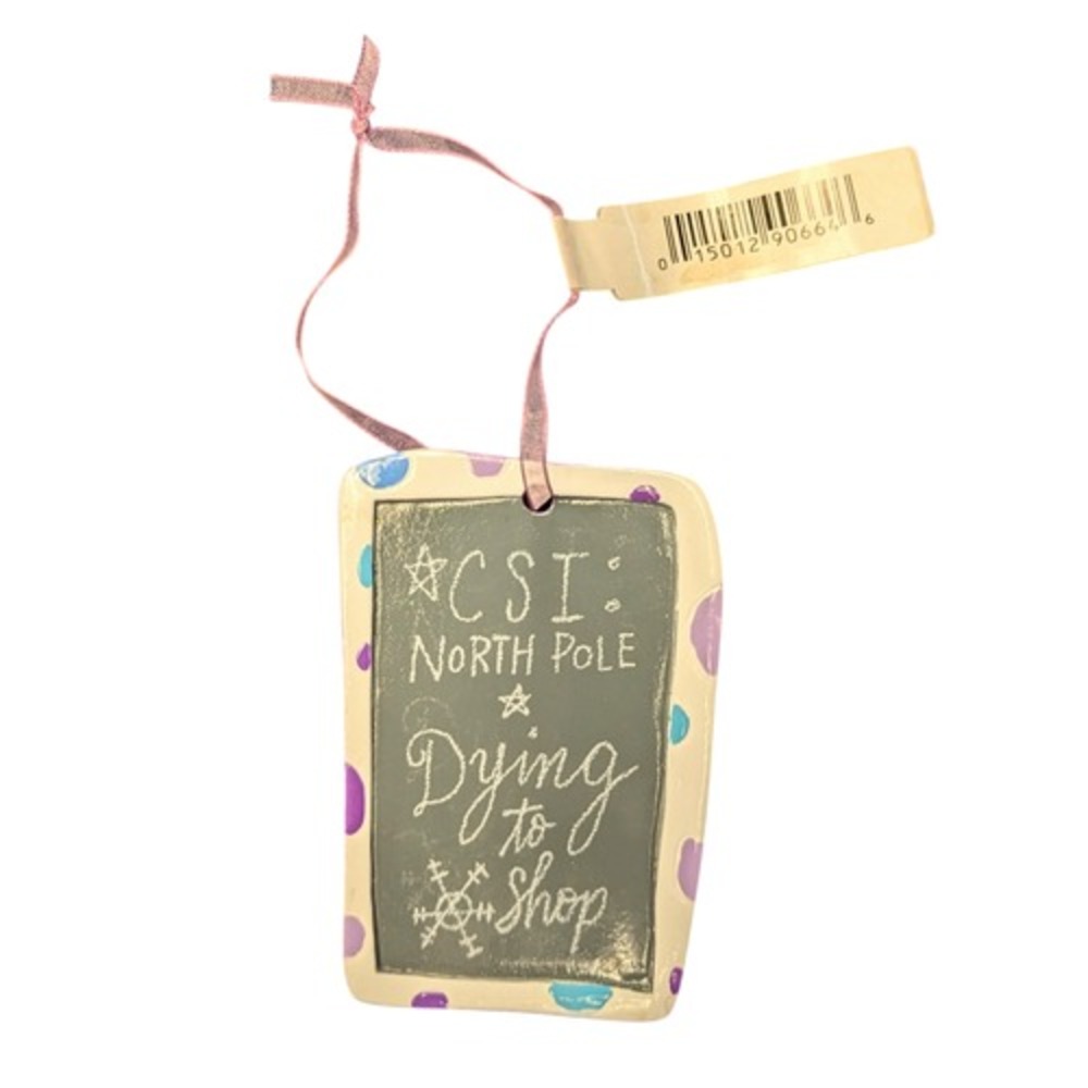 Hallmark CSI: North Pole Dying to Shop Ornament